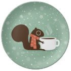 Vacances d'hiver de région boisée d'amant de café