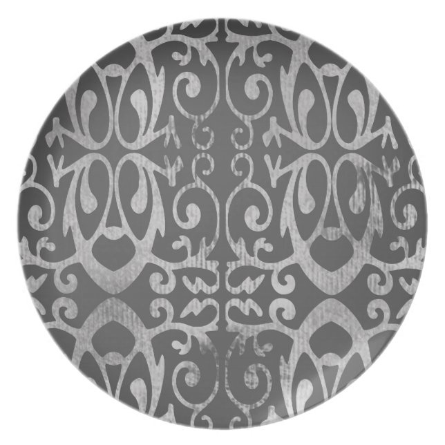 Assiette Plat gris français (Devant)