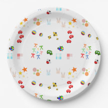 Assiette pour les fêtes d'anniversaire d'enfants