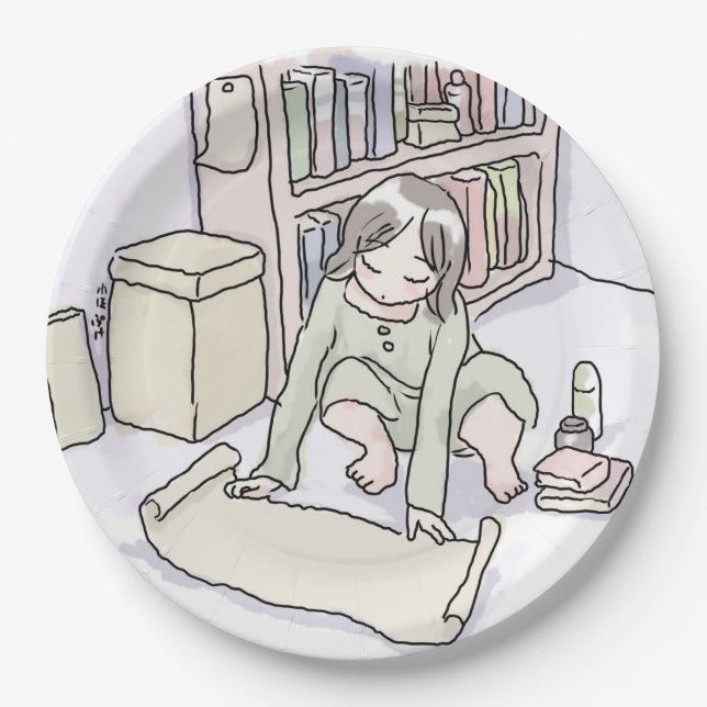 ASSIETTES EN CARTON さいくにじ (Devant)