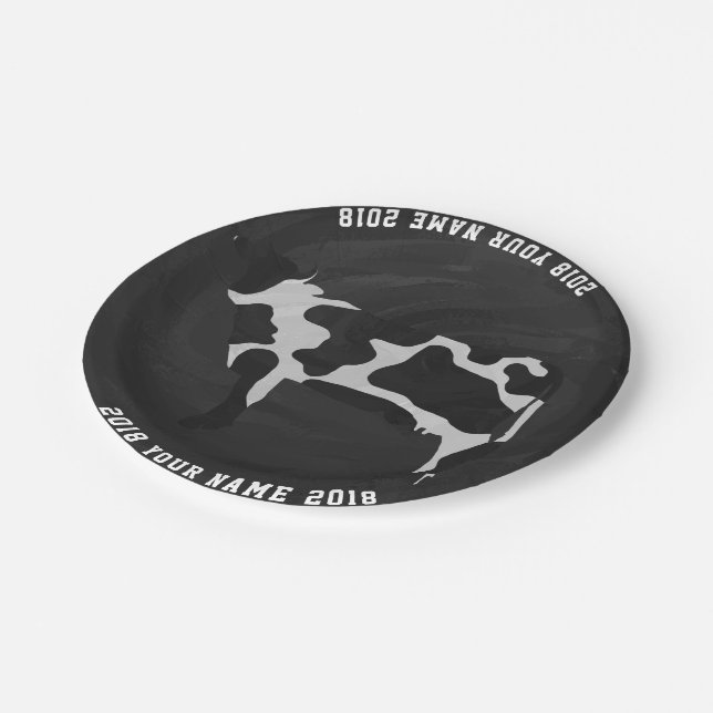 Assiettes En Carton 08of12 Vache tôle personnalisée (Angle)