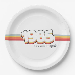 Assiettes En Carton 1985 La naissance des légendes