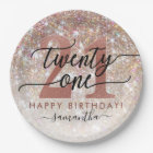 21e anniversaire Chic Parties scintillant Ombre