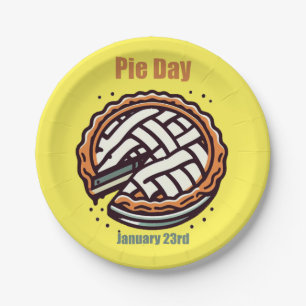 Assiettes En Carton 23 janvier - Jour de la tarte