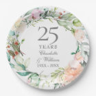 25e anniversaire du Mariage Aquarelle d'argent Flo