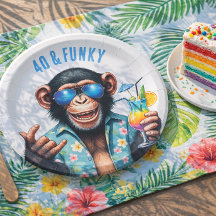 40 ans et funky Summer Monkey 40e anniversaire