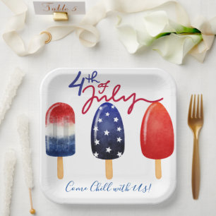 Assiettes En Carton 4 Juillet - Juillet 4 Juillet Chill avec nous