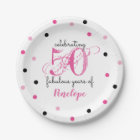 50 ans fabuleux Ajouter Nom pois Plaque papier