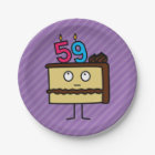 59e anniversaire Gâteau aux bougies