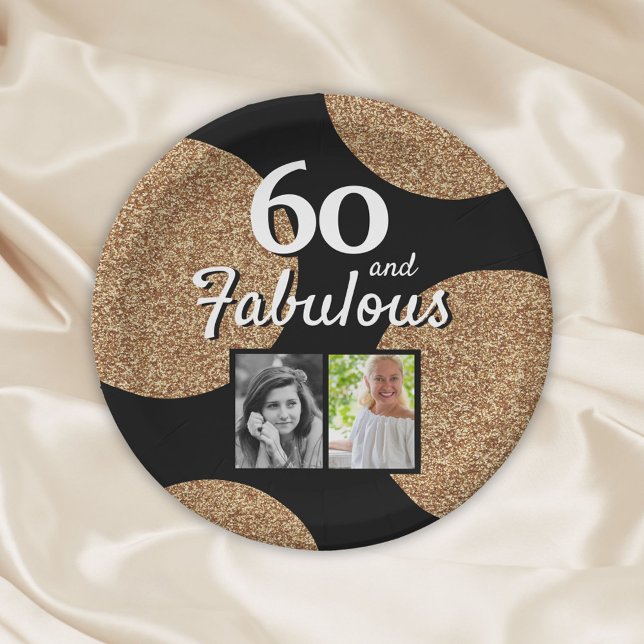 Assiettes En Carton 60 et Fabulous Gold Parties scintillant 2 Photo 60 (Créateur téléchargé)
