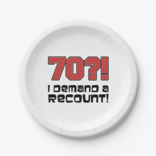 Assiettes En Carton 70 ? ! Je Demande Un Compte Rendu Funky 70Annivers