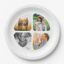 8x Plaques de fête 4 Modèles photo