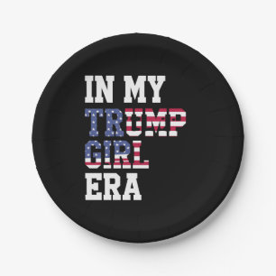 Assiettes En Carton À l'ère de ma fille Trump, 47e président des États