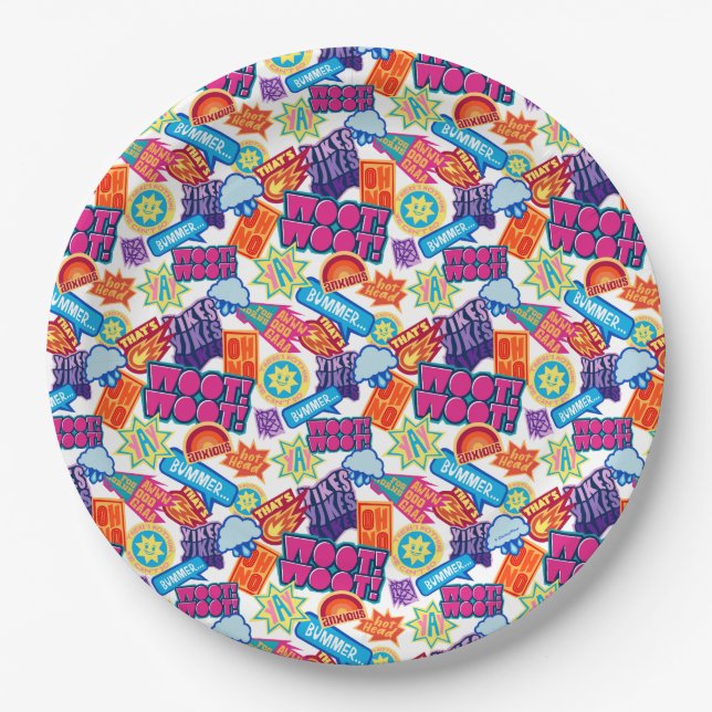 Assiettes En Carton À l'extérieur 2 Anniversaire (Devant)