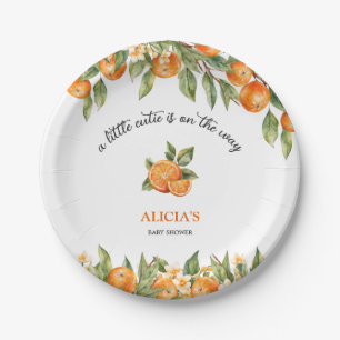 Assiettes En Carton A Little Cutie se trouve sur le Baby shower Way Or