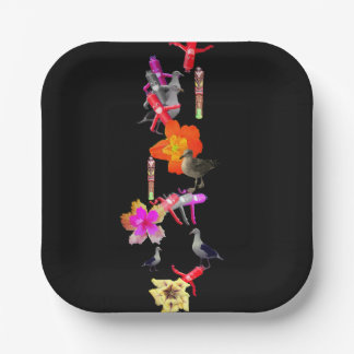 Assiettes En Carton A Stopover in Paradise Paper Plate