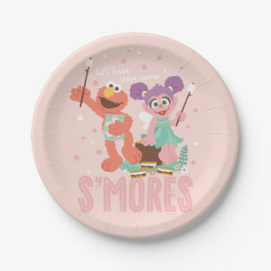 Assiettes En Carton Abby Cadabby & Elmo   Allons avoir d'autres morses