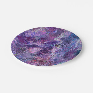 Assiettes En Carton Abréviation violette