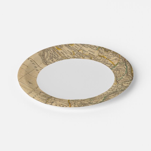 Assiettes En Carton Afrique 45 (Angle)