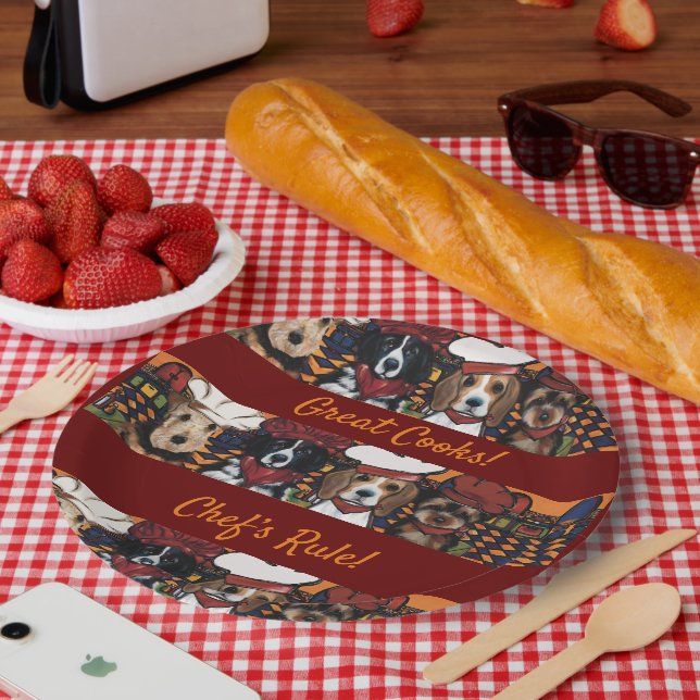 Assiettes En Carton Airedale Terrier (Pique-nique)