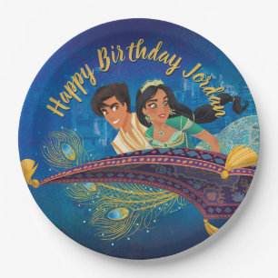Assiettes En Carton Aladin Un nouveau monde entier