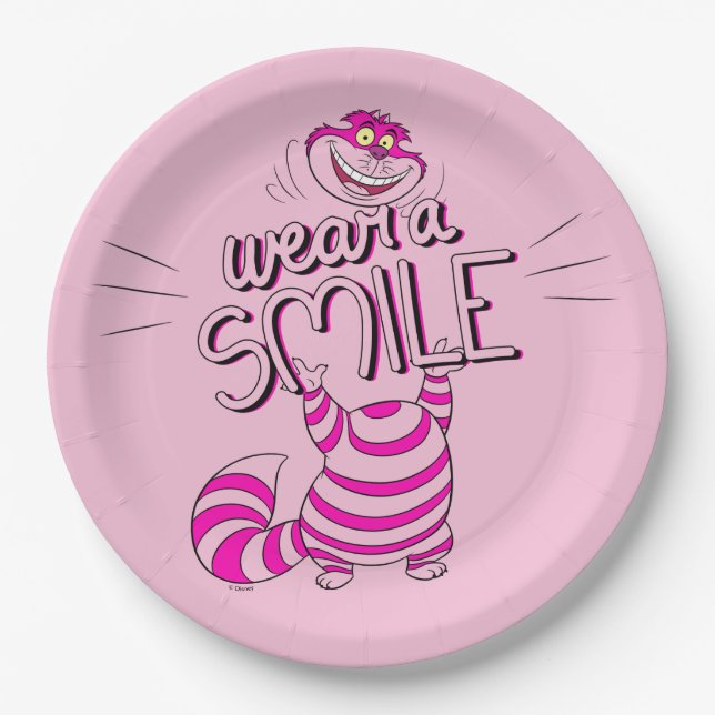 Assiettes En Carton Alice au pays des merveilles| Porter Un Sourire (Devant)