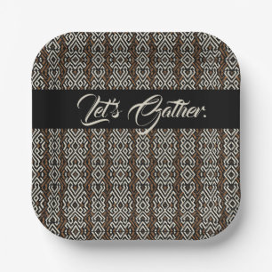 Assiettes En Carton Âme sophistiquée