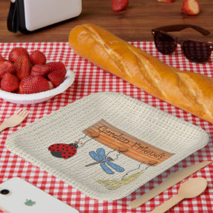 Assiettes En Carton Amis du jardin