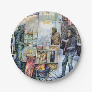 Assiettes En Carton Amour avec les problèmes, et en difficulté avec l'