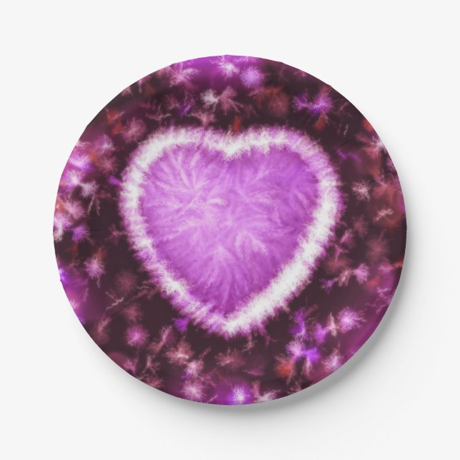 Assiettes En Carton Amour éternel (Devant)