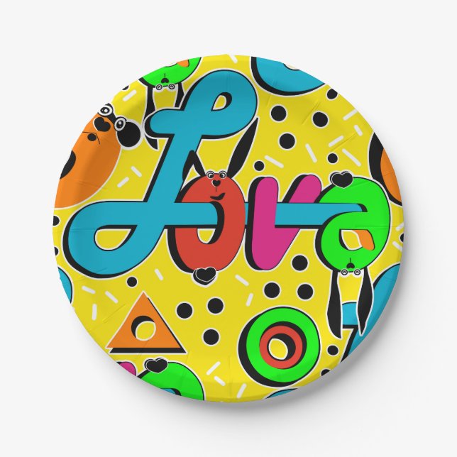 Assiettes En Carton Amour, Saint Valentin (Devant)