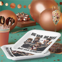 Amusant Big Hair Music Boombox Hamster Supergroup