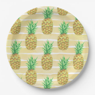 Assiettes En Carton Ananas