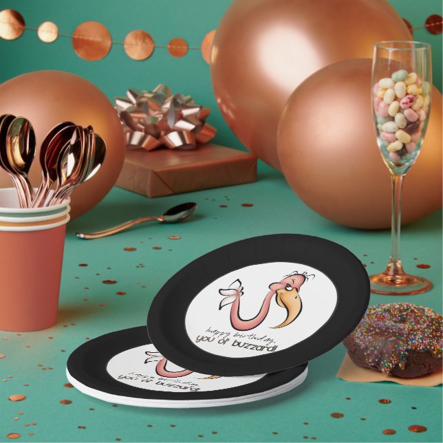 Assiettes En Carton Ancienne Buzzard Plaques papier (Multi)