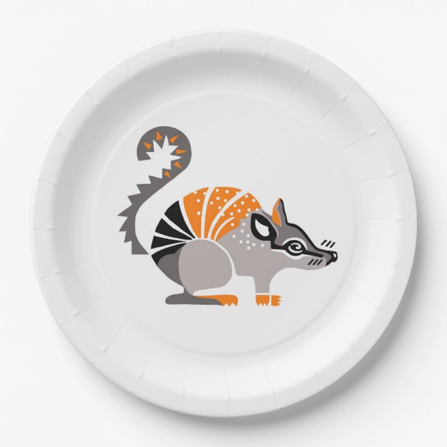 Assiettes En Carton Animal en voie de disparition - NUMBAT - Faune - P (Devant)