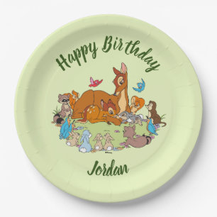 Assiettes En Carton Animaux forestiers Salutation Prince Bambi