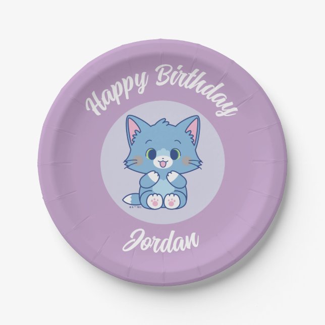 Assiettes En Carton Anime Tom et Jerry - Tom (Devant)