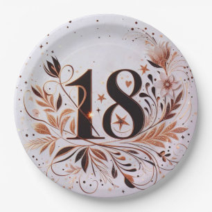 Assiettes En Carton Anniversaire 18 ans