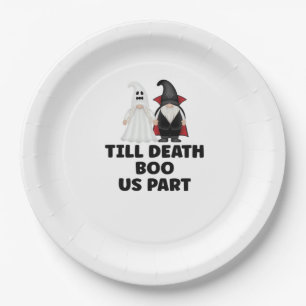 Assiettes En Carton Anniversaire de mariage Halloween - Jusqu'à ce que
