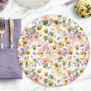 Assiettes En Carton Anniversaire des abeilles