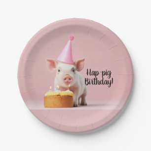 Assiettes En Carton Anniversaire du cochon de lait !