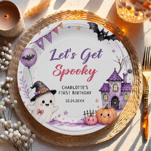 Assiettes En Carton Anniversaire Halloween Effrayant