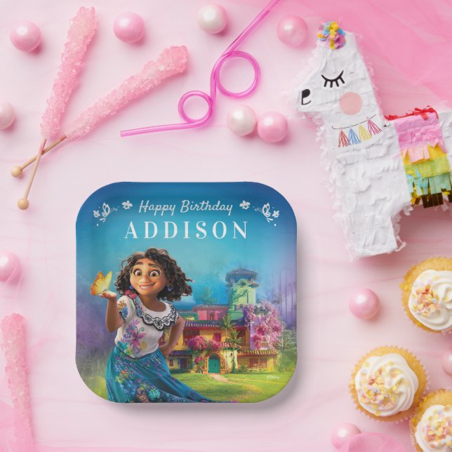 Assiettes En Carton Anniversaire Magique Encanto Mirabel (Fête)