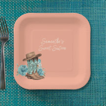 Anniversaire Sweet Sixteen Cowgirl Rustique Peach
