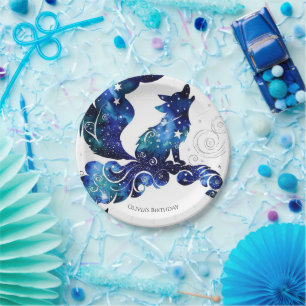Assiettes En Carton Anniversaire Whimsical Boho Wolf