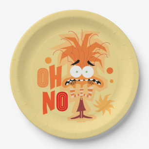 Assiettes En Carton Anxiété "Oh non"