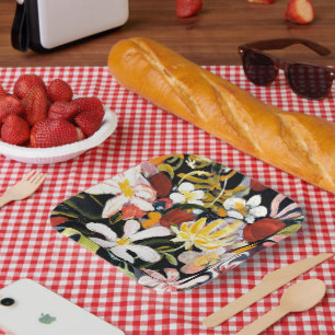 Assiettes En Carton Août Macke peinture, Tapis de fleurs