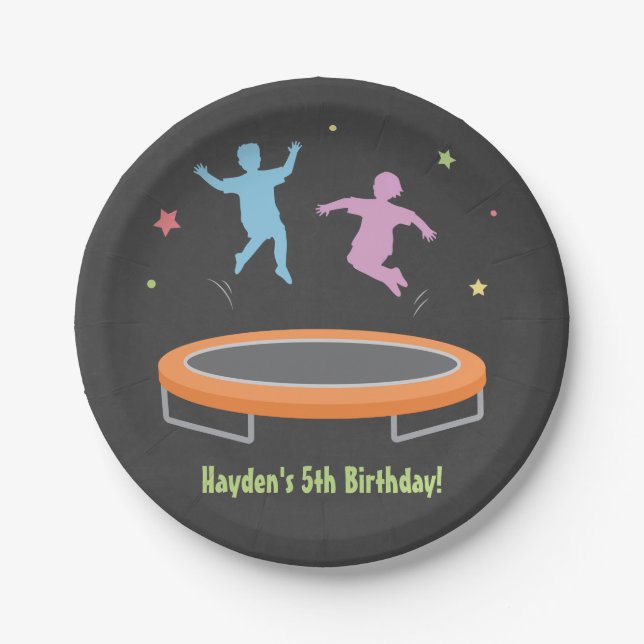 Assiettes En Carton Approvisionnements de partie d'anniversaire de (Devant)