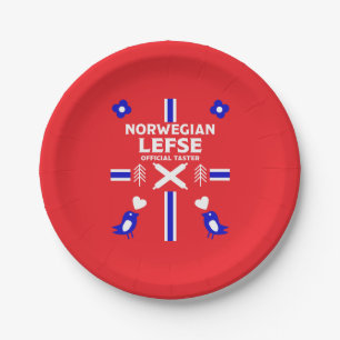 Assiettes En Carton Apron norvégien de gauche