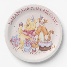 Aquarelle Pooh & Friends | Premier anniversaire